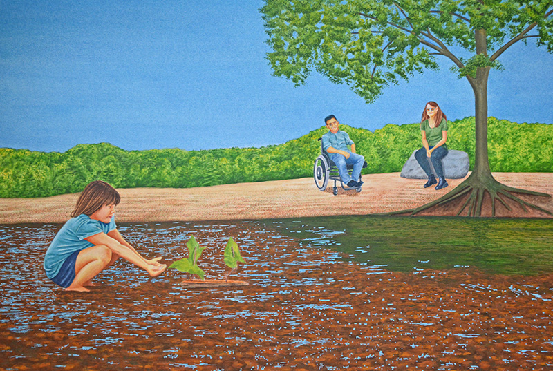 Child of water, child of earth.